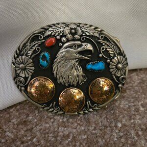 Beautiful vintage belt buckle - unisex